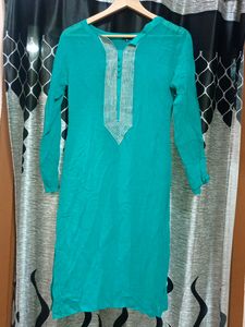 Green Kurti Wear S Size ##Studio##