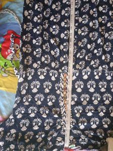 Stylish Navy Blue Printed Kurta
