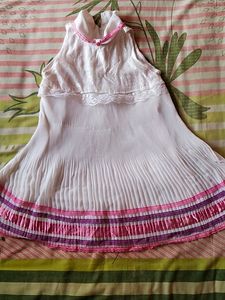 Girls pink dress l size 32