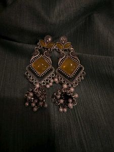Antique Elephant Jhumka Earrings (pack of 2)