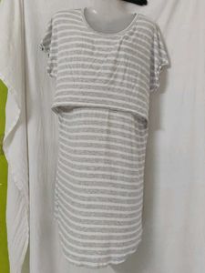 Striped Maternity Kurta