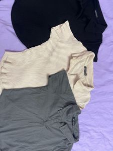 Ribbed Tops Set of 3