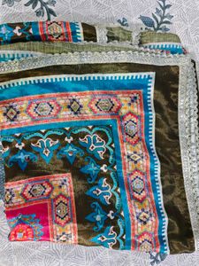 Embroidered Silk Blend dupatta