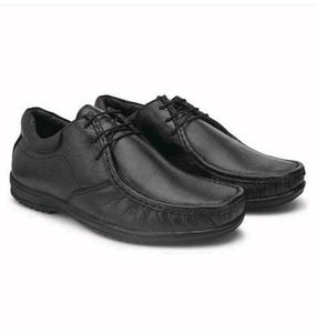 Classic Black Leather Men's Shoes