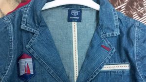 Blazer Or Coat In Denim For 6to 9year Boy