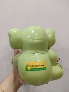 COLLECTIBLE Cute Green Elephant Showpiece