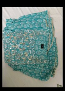 Beautiful Teal Ethnic kurta