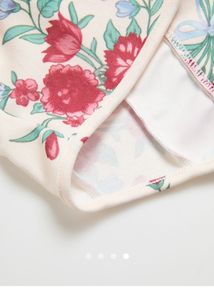 Floral Corset Top with Lace-Up Detail