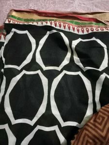 Beautifully Patterned Saree cotton