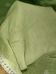 Lime Green Embroidered Kurta Set with dupatta