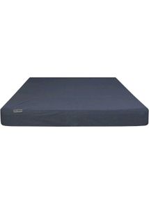 Grey Fitted Mattress Protector King Size Cotton