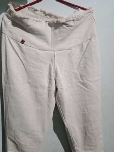 White Denim Pant