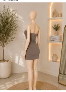 Chic Strapless Ruched Mini Dress