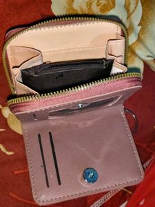 Cute Pink "Forever" Wallet with Keychain