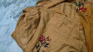 Stylish Yellow Floral Kurta