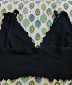 ZARA Black Trim Bralette
