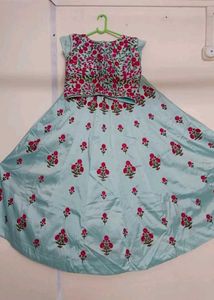 Beautiful Floral Print Lehenga Choli Set