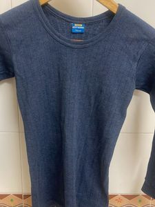 Classic Blue Long Sleeve Top