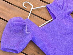 Sparkly Purple Ethnic kurti