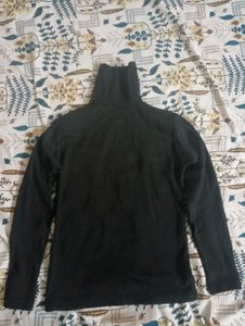 Cozy Black Turtleneck Top