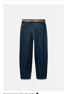 New One  BAGGY CHINO TROUSERS