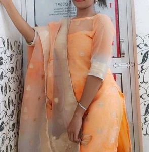 Beautiful Orange Kurta Set
