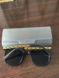 Stylish Black Chain Sunglasses