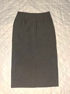 Classic Grey Pencil Skirt