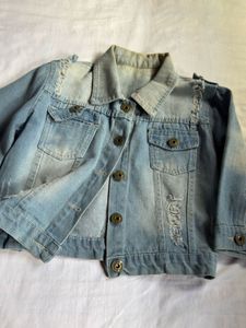 Distressed Denim Jacket