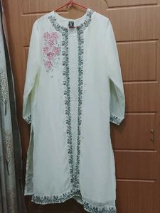 Elegant Embellished Kurta With Duppata