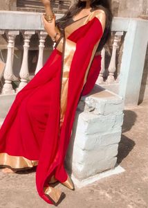 Pink Colour Stylish Georgette Sari