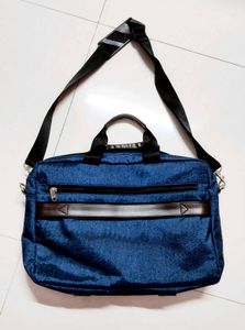 Denim Blue Laptop Bag