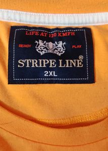 Strip Line Orange T-shirt
