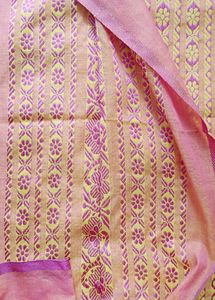 12)Pure Cotton Khadi Saree