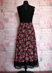 Set Of Two Elegant Floral Maxi Dresses