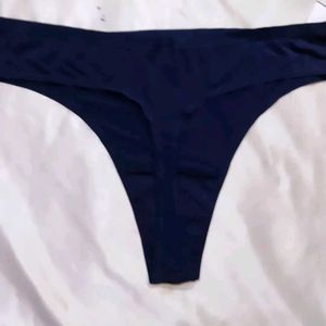 Navy Blue Thong Briefs