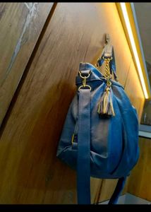 Chic Blue Hobo Bag💥