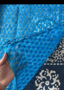 Banarasi Blue Saree