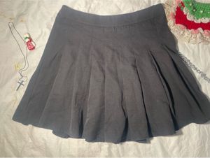 Anime Graphic Pleated Mini Skirt