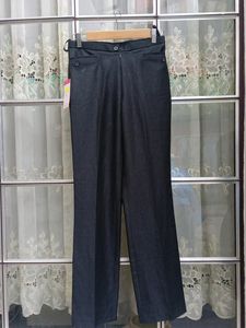 High Waist Grey Formal Pant