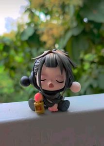 Skull panda Figurine with Lantern