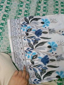 kurti with pajama printed as shown