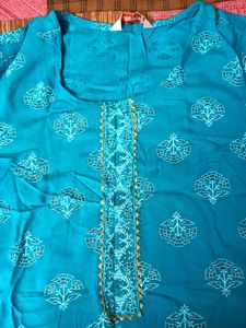 Teal✨ Printed Kurti