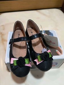 CuteWalk Girls Black Mary Jane Shoes