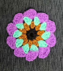 Handmade Crochet Flower Appliques