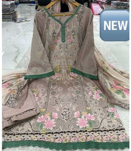 Three piece Elegant Kurta Set with Dupatta
