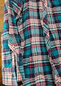 Blue Plaid Shirt