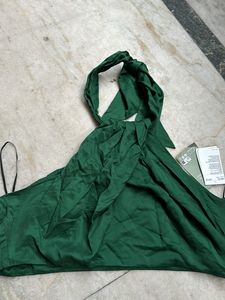 H&amp;M Draped Halterneck Top