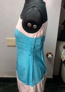 Color Block Sleeveless Dress
