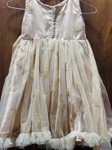 Customised Golden Back Flair Frock